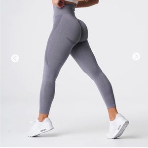 NVGTN Light Gray Seamless Contour Leggings